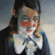 Young Man with Bow-tie, 2016 oil on canvas, 102 x 102 cm