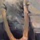 Portrait from Rear 2019,122 x 61 cm oil on canvas