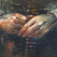 Hands, 2019 watercolour 76 x 56 cm