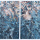 Segmented Reality 2-large acrylic on canvas, diptych 2,2 x 1,8m sold